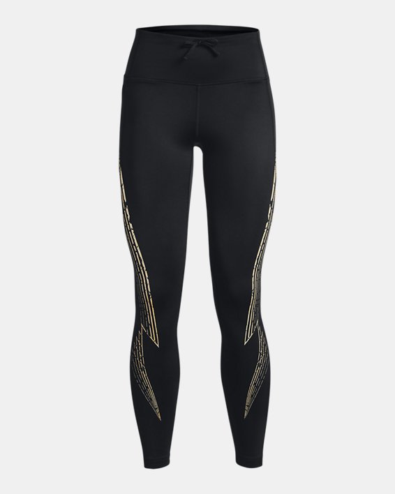 Women's UA OutRun The Cold Tights in Black image number 5